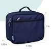 Wildkin Kids Insulated Lunch Box in Solid Colors – Durable and Reusable for School & Travel - 4 of 4