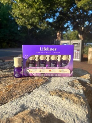 4pk Essential Oil Blends In Bloom - Lifelines : Target