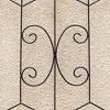 MAYEERTY 2 Pack Metal Garden Trellis 86.7 x 19.7 Inch Rustproof Climbing Plants Support Black Outdoor Flower - 3 of 4