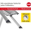 Hailo Folding Step Stool, 2 Collapsible Non-Slip Steps with Aluminum Frame and Rubber Feet for Garage, Home and Kitchen, MK80, Silver/Black - 3 of 4