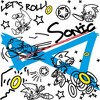 Sonic the Hedgehog Classic Let's Roll Women's White Graphic Crop Tee - 2 of 3