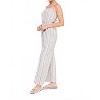 Women's Striped Tie-back Jumpsuit - ALLIE ROSE - 2 of 3