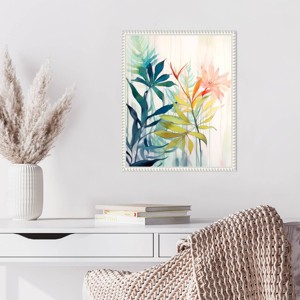 Amanti Art Pink and Yellow Floral Elegance I by Irena Orlov Framed Wall Art Print - 1 of 4