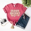 Simply Sage Market Women's Retro Beach Babe Flowers Short Sleeve Graphic Tee - 3 of 3