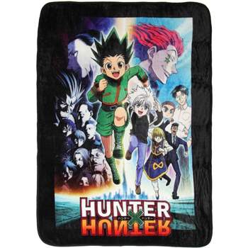 Hunter X Hunter Anime Poster Soft Plush Fleece Throw Blanket 45" x 60" Multicoloured