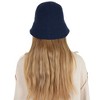 Anna-Kaci Womens Fall Knitted Bucket Hat Summer Travel Beach Crochet Fisherman Sun Hat - 3 of 4