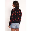 Petal and Pup Womens Judson Strawberry Knit Cardigan - 3 of 4