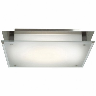 Access Lighting Vision 2 - Light Flush Mount in  Brushed Steel