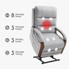 Aukfa Power Lift Recliner Chair with Massage & Heat – Dual Motor Electric Recliner for Elderly, 180° Adjustable Backrest - 4 of 4