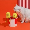 zeze Boxing Corn Corduroy Cat Toy with Matatabi stick-Yellow - 4 of 4