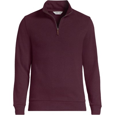 Lands' End Men's Bedford Rib Quarter Zip Sweater