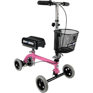 KneeRover Knee Walker Jr Pediatric and Smaller Adult Knee Scooter Pink - 1 of 4