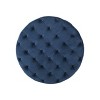 NicBex Modern 40" Round Ottomans Velvet Footstools with Button Tufted Stitching for Bedroom and Living Room - 4 of 4