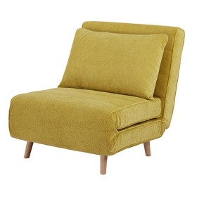 Racxily 3-in-1 Sofa Bed, Upholstered Convertible Sleeper Accent Chair - 1 of 4