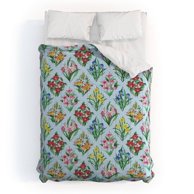 Deny Designs 3pc Full/Queen Evanjelina and Co Japanese Collection Comforter and Sham Set