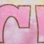 blue/pink/light yellow