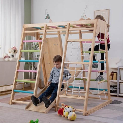 Wooden play sale gym target