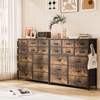 Dresser for Bedroom with 12 Drawer, Dressers & Chests of Drawers for Hallway, Entryway, Sturdy Metal Frame, Wood Tabletop, Easy Pull Handle - 2 of 4