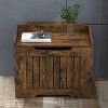 25/30/40 Inch Wooden Toy Chest for Kids, Large Storage Bench with Safety Hinge, Toy Box for Boys and Girls, Entryway, Living Room, Bedroom, Playroom - 3 of 3