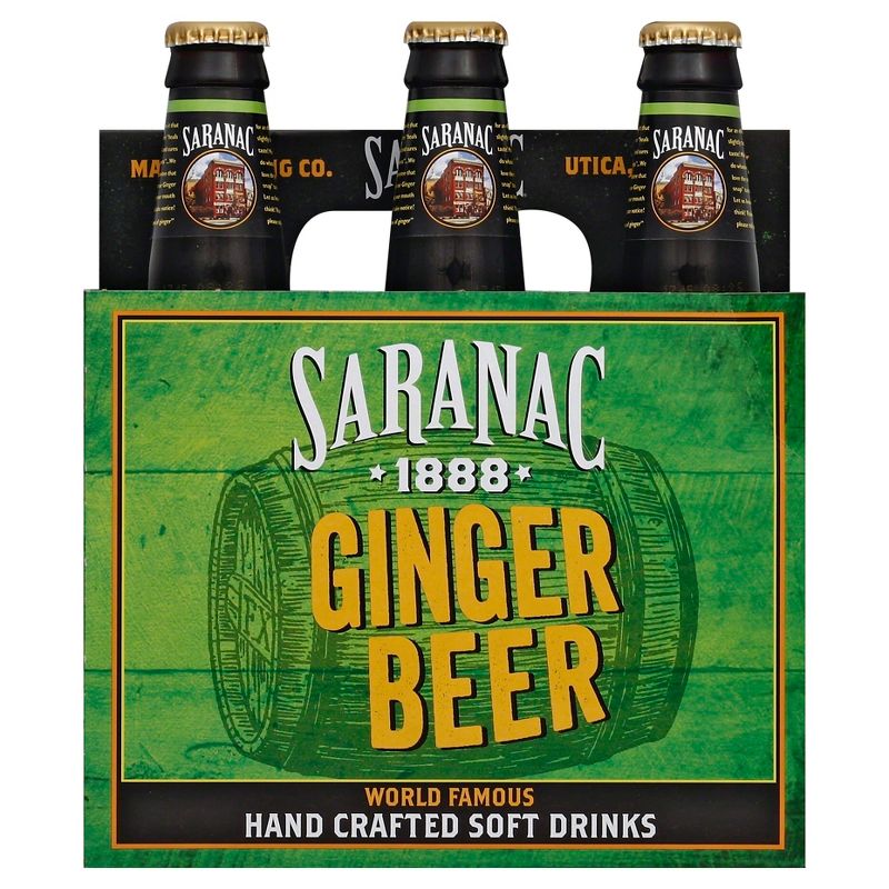 Saranac Ginger Beer Glass Bottles - 6pk/12 fl oz, 2 of 5