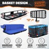 Mockins 48"x18"x6" 2-in-1 Hitch Cargo Carrier Basket and Hitch Bench Set with 15 Cu.Ft. Cargo Bag - 3 of 4