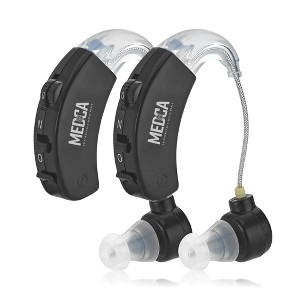MEDca Behind the Ear Sound Amplifier, BTE Hearing Ear Amplification Device and Digital Hearing Aids for Seniors PSAD for the Hard of Hearing - 1 of 4