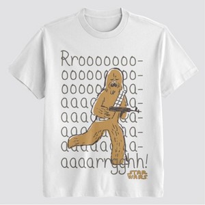 Men's Star Wars Chewbacca Short Sleeve Graphic T-Shirt - White