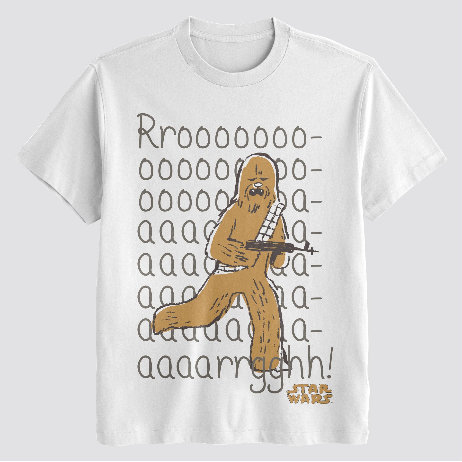 Men's Star Wars Chewbacca Short Sleeve Graphic T-Shirt - White