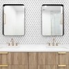 VYNXARIA Decorative Wall Mirrors - 24x36 Inch Black Rectangular Metal Frame Mirror for Bathroom, Living Room, Bedroom Decor - 4 of 4