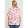 Women's Leopard Print Plus Top - entro - 2 of 3