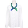 INSPIRE CHIC Women's Contrast Color Symmetrical Striped Printed Square Herringbone Neck Scarves - 2 of 4
