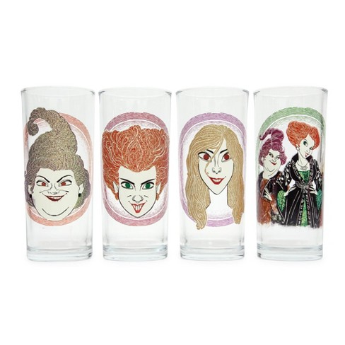 Disney Villains 10-Ounce Tumbler Glasses Set of 4