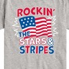 Boys' - Instant Message - Rockin The Stars And Stripes Short Sleeve Graphic T-Shirt - 2 of 4