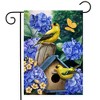 Briarwood Lane Spring Garden Flag 12x18 For Outdoor Goldfinches and Hydrangea For Spring Garden Flag Flags For Outside - 2 of 4