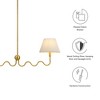 Modway Wave Squiggle 2 Arm Pendant Light - 2 of 4