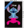 Trends International Disney Lilo and Stitch: Simply Stitch - Pink Shadow Framed Wall Poster Prints - 3 of 4