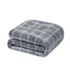 50"x60" Diamond Quilted Velvet Throw Blanket - Mantolok - 3 of 4