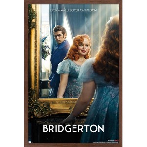 Trends International Netflix Bridgerton: Season 3 - Penelope and Colin One Sheet Framed Wall Poster Prints - 1 of 4