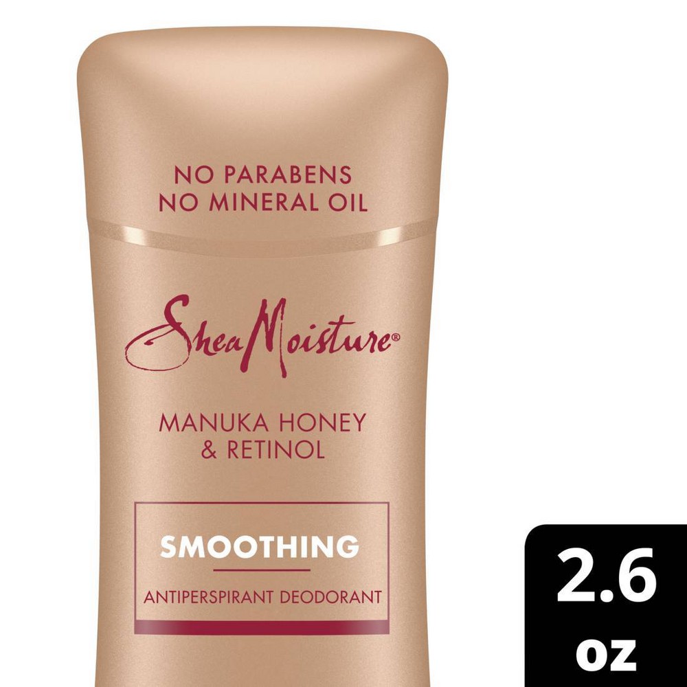 Photos - Deodorant Shea Moisture SheaMoisture Smoothing Antiperspirant  Stick with Manuka Honey & 