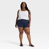 Women's High-Rise Smart Jean Shorts - Ava & Viv™ - 3 of 3
