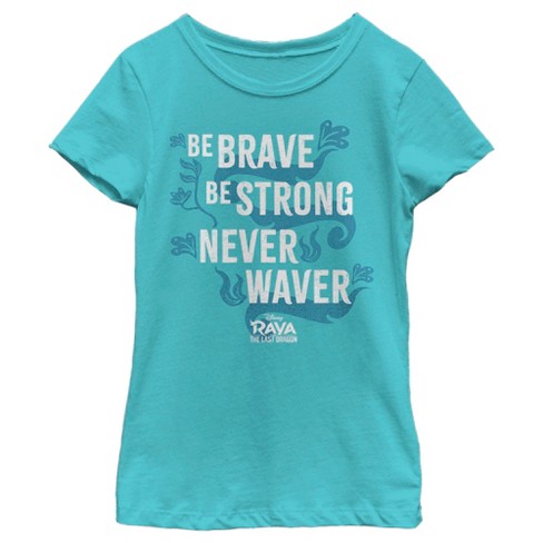 Girl S Raya And The Last Dragon Be Brave Design T Shirt Target