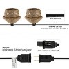 JONATHAN Y Maui 10' 10-Light Incandescent G40 Hemp Rope Shaded String Lights: UL Listed, Indoor/Outdoor Use, Metal Construction - 4 of 4
