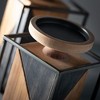 9.75" Wooden Block Pillar Holders - Set of 2, Multicolor - 2 of 4