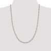 Black Bow Jewelry 3.5mm Sterling Silver, Solid Figaro Chain Necklace - 2 of 4