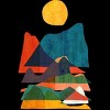 Men's Design By Humans Topography By radiomode T-Shirt - 2 of 4