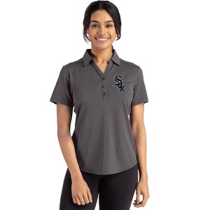 Chicago White Sox Cutter & Buck Forge Eco Stretch Recycled Womens Short Sleeve Polo - 1 of 1