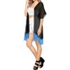 LA LEELA Women's Summer Vacation Holiday Wear Beach Open Front Holiday Duster Beachwear Cardigans for Women - 4 of 4