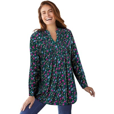 Woman Within Perfect Pintuck Tunic