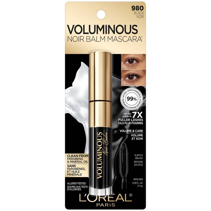 L'Oreal Paris Voluminous Balm Volumizing, Caring, Mascara - 0.26 fl oz, 4 of 12