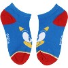 Sega Sonic The Hedgehog Boys' Youth Ankle Socks No-Show Kids Video Game 4 Pairs - 3 of 4